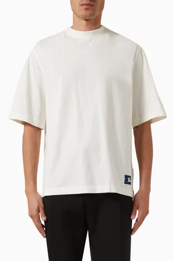 Logo Patch T-Shirt in Cotton-Jersey