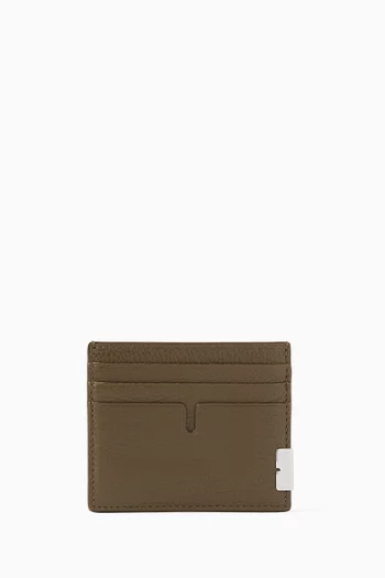 Tall B Card Case in Calf Leather