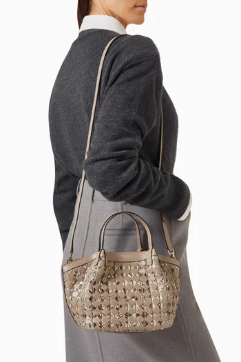 Mini Secret Bag in Mosaico Python Leather