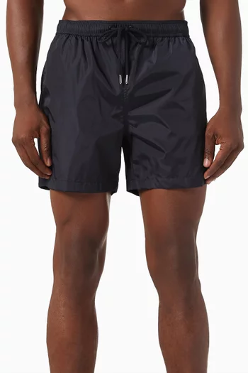 Logo-patch Swim Shorts in Nylon