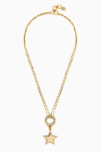 Niamh Necklace in Gold-plated Brass