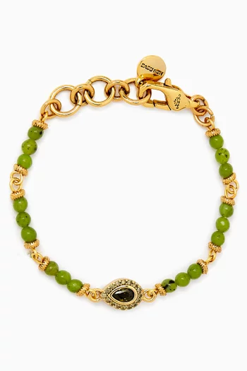Rhea Bracelet in Gold-plated Brass