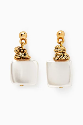Jane Earrings in Gold-plated Brass