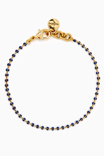 Leo Anklet in Gold-plated Brass