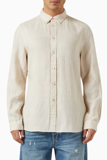 Regular-fit Shirt in Linen