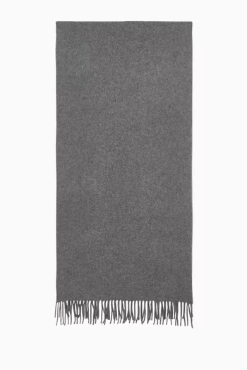Fringed Scarf in Wool
