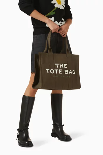 The Large Tote Bag in Cotton Canvas