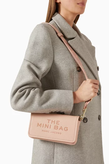 حقيبة كروس ميني جلد