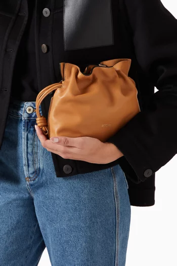 كلاتش فلامنكو ميني جلد عجل نابا