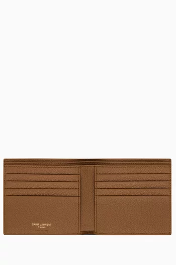 Cassandre Shadow Saint Laurent East/West Wallet in Leather