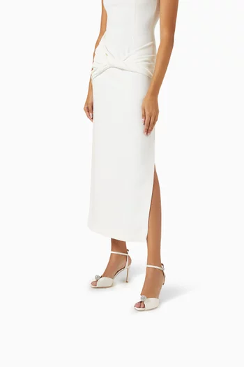 صندل سكورا مزين بالكريستال بكعب 85 مم ستان