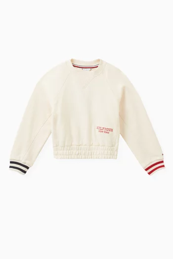 Monotype Hilfiger Sweatshirt in Cotton