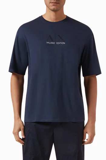 Milano Edition Logo T-shirt in Cotton