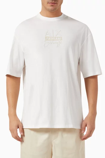 Digital Desert Logo T-shirt in Cotton-jersey