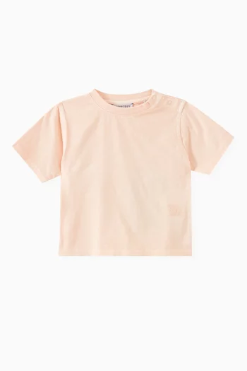 Embroidered EKD T-shirt in Cotton