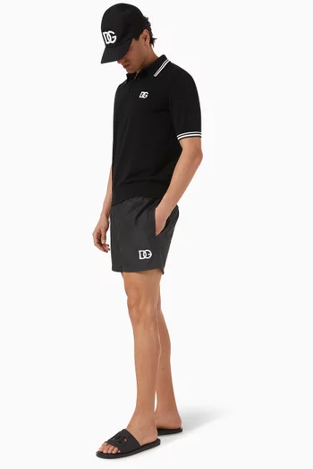 DG Logo Swim Shorts in Nylon