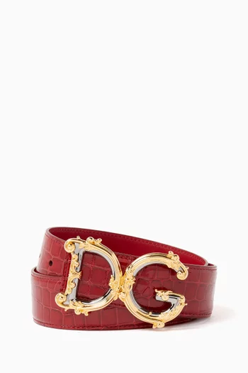 DG Girl Belt in Leather, 40mm