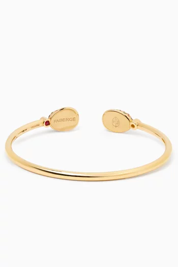 Emotion Open Bracelet in 18kt Yellow Gold