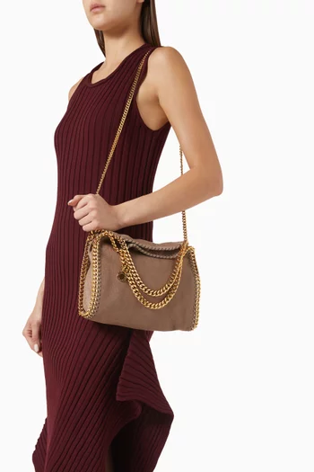 Mini Falabella Tote in Shaggy Deer Eco Leather