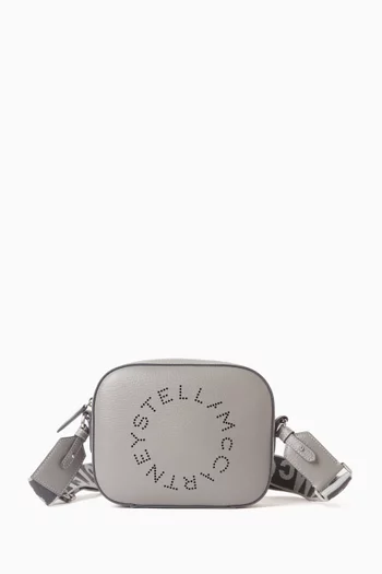 حقيبة كاميرا صغيرة بثقوب جلد حبيبي صديق للبيئة