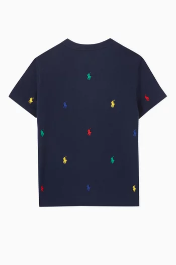 All-over Logo T-shirt in Cotton