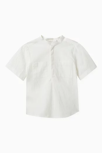 Collared Short-sleeve Shirt