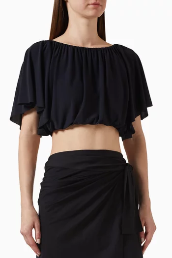 Solal Crop Top in Stretch-jersey