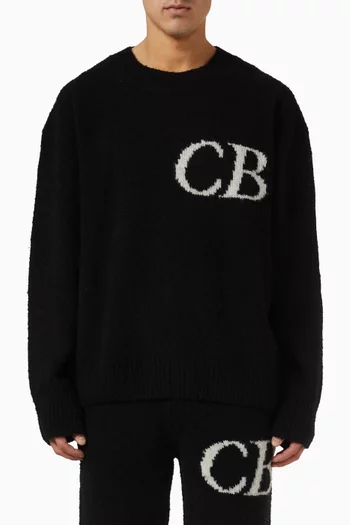 Logo Knit Sweater in Merino-wool