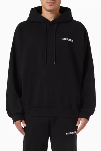 Logo Hoodie in Cotton-fleece