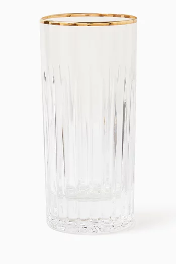 Tulipa Platinum Tumbler in Crystal, Set of 6