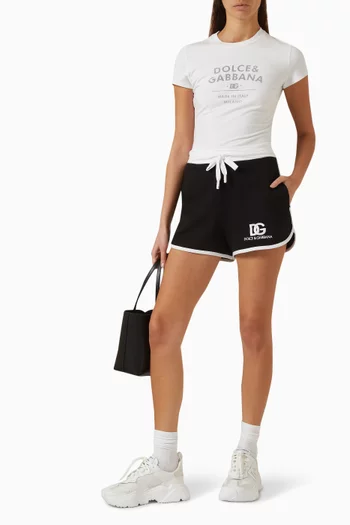 Logo-print T-shirt in Cotton Jersey
