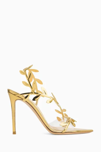 Flavia 105 Sandals in Metallic Leather