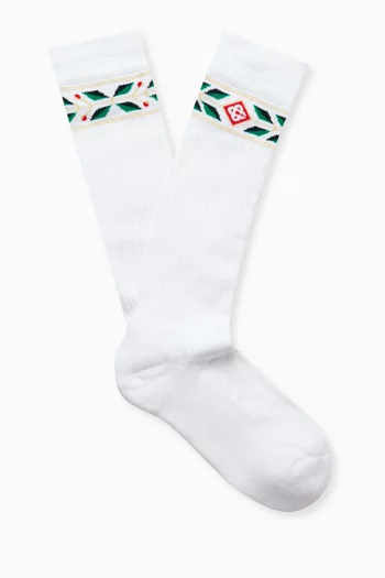 Laurel Sport Socks in Cotton Blend