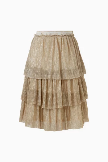 Shimmer Layered Skirt