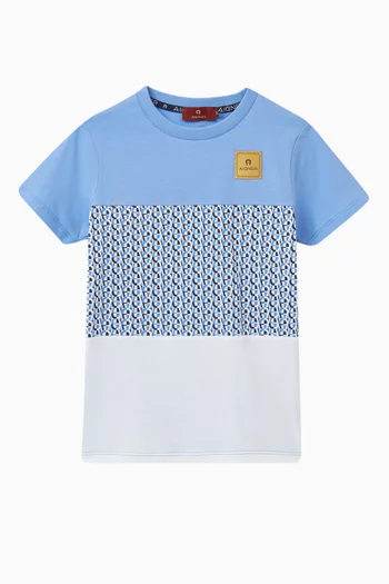 Logo Print T-Shirt in Cotton