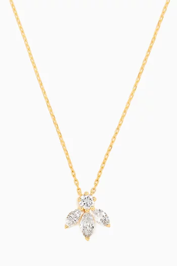Pixie Wings Diamond Necklace in 18kt Gold