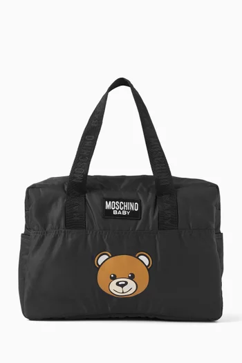 حقيبة مستلزمات الأطفال مزينة بدب تيدي