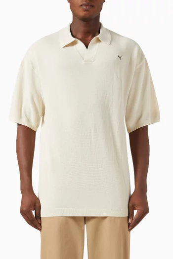 Basketball Nostalgia Polo Shirt in Cotton