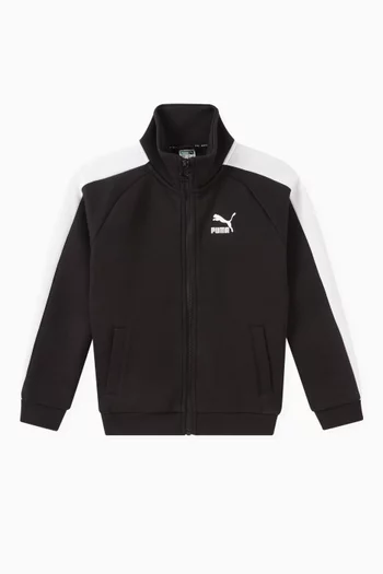 Iconic T7 Track Jacket in Cotton Blend
