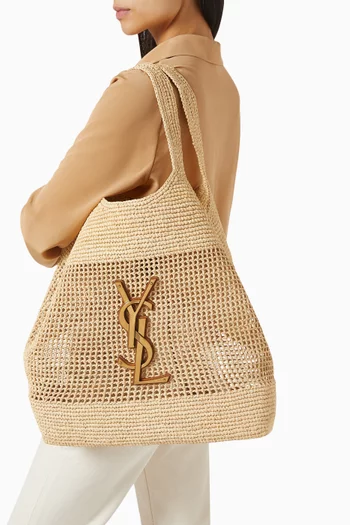 ICARE Shopping Bag in Raffia