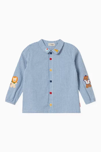 Animal Patch Shirt in Cotton