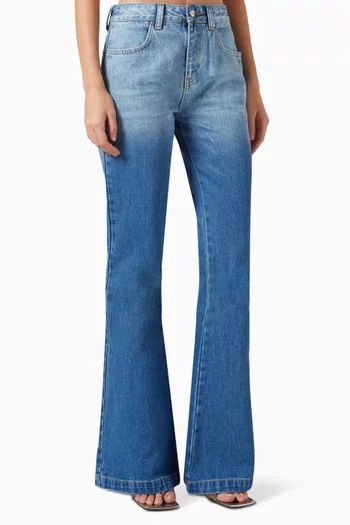 Flared Bootcut Jeans in Denim