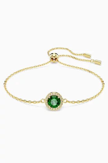 Una Crystal Bracelet in Gold-plated Metal