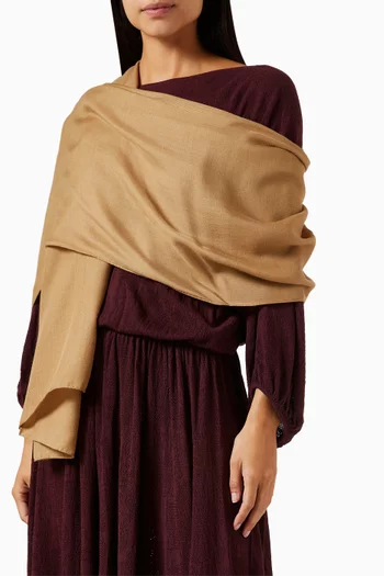 وشاح بشعار الماركة مزيج كشمير