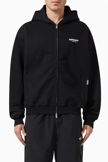 Owners Club Zip Hoodie in Cotton