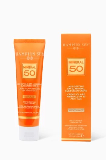 كريم معدني لمقاومة علامات تقدم السن مع عامل الحماية من الشمس SPF 50‏، 50 ملل