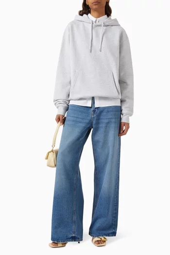 سويت شيرت لو قطن عضوي مطرز