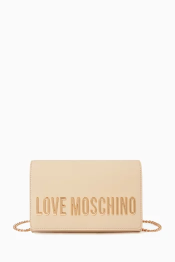 Small Smart Daily Crossbody Bag in Faux Leather