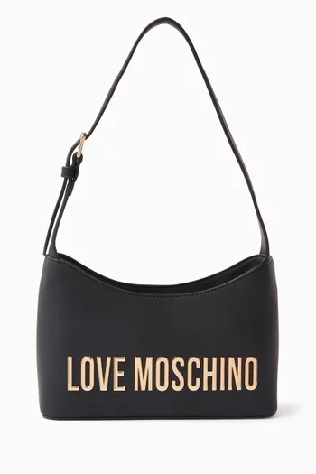 Small Bold Love Shoulder Bag in Faux Leather