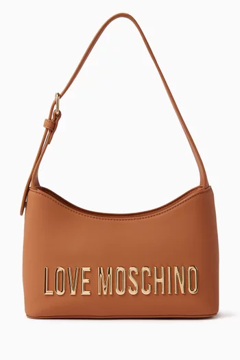 Small Bold Love Shoulder Bag in Faux Leather